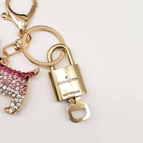 Authentic Louis Vuitton Lock & Key with unbranded Bagcharm, Keycharm, Keychain - Picture 5 of 7